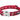 A close up of the Red Dingo Red Paw Dog Collar on a white background