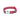 A Red Dingo Red Reflective Dog Collar on a white background