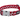 A close up of a Red Dingo Red Spots Dog Collar on a white background