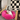 Black and white adult cat lying on a pink flower shaped cat bed with a yellow centre, pictured on a grey chair with a black and white checked throw on the back of the chair.