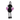A back view of a Rosewood Van the Vampire plush dog toy with long black braided legs and a black-and-purple body, shown on a plain white background.