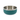 White background with a deep 700ml teal coated stainless steel Rosewood Premium pet bowl.