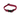 White background with a red dog collar with white dots. Featuring a black buckle and silver tag loop.