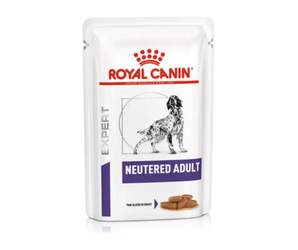 A pouch of ROYAL CANIN® Neutered Adult for Medium Dogs