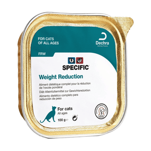 A tray of Specific weight reduction wet cat food.