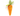 A plush carrot cat toy with an orange body, green and white gingham leaves, and a simple black embroidered smiley face, shown on a plain white background.