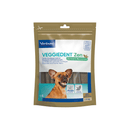 Package of Virbac Veggiedent Zen dog treats on a white background