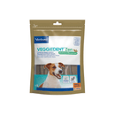 VeggieDent Zen dog treat package with a dog on the label against a white background