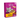 White background with a purple box of Whiskas Chicken dry food, on the box is silver tabby cat in front of a bowl on food. Text on the box reads 'Whiskas, 1+ years, with delicious chicken, 800g'.