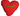 Red heart shaped cat toy with a fluffy trim and yellow stitch detail text 'Yeowww!' on a white background.