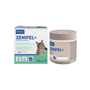 Zenifel product packaging including a jar and box on a white background