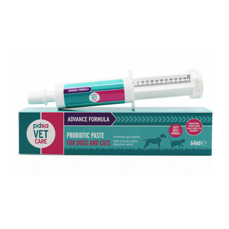PDSA Vet Care Advanced Probiotic Paste for Cats and Dogs