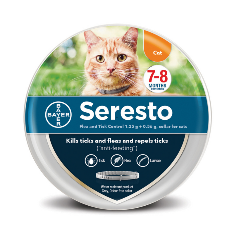 Seresto Flea & Tick Cat Collar Packaging