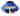 Blue soft recovery cone with label. Blue cone has black fabric rim