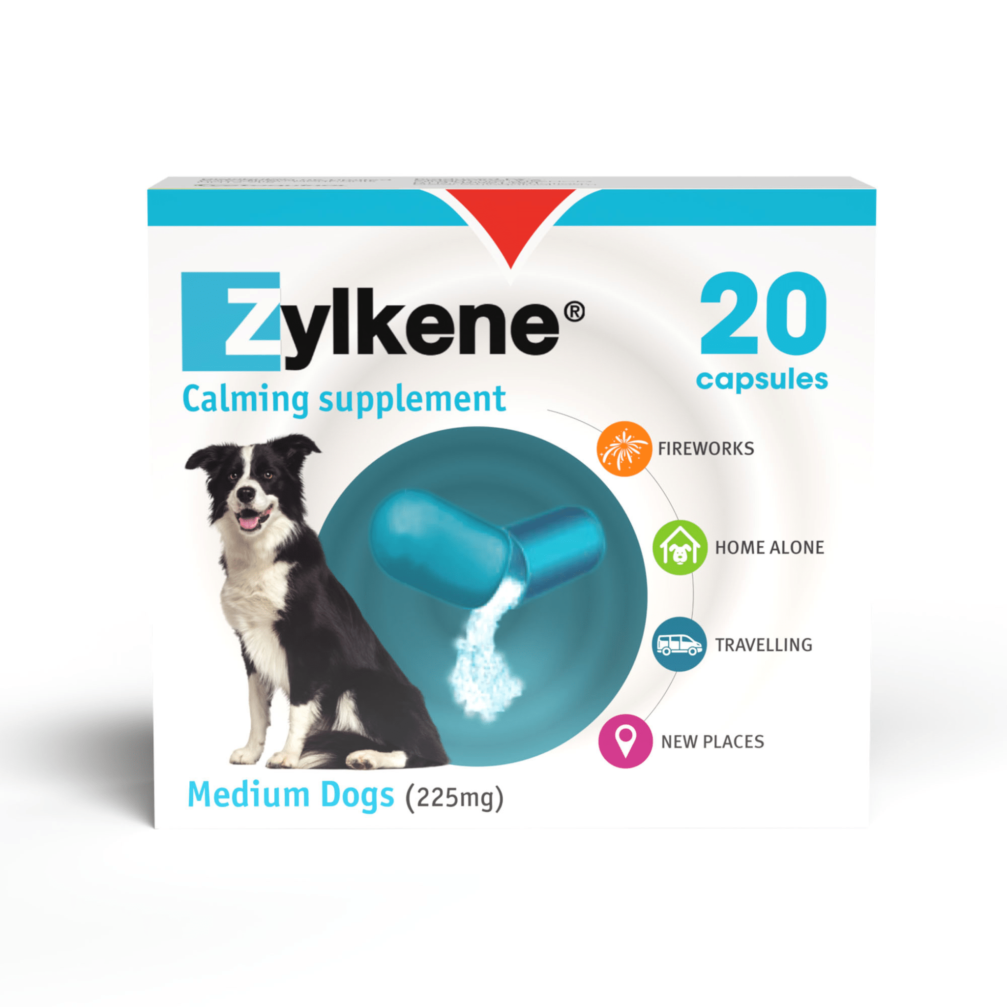 Zylkene Calming Supplement for Dogs 10-30kg 225mg