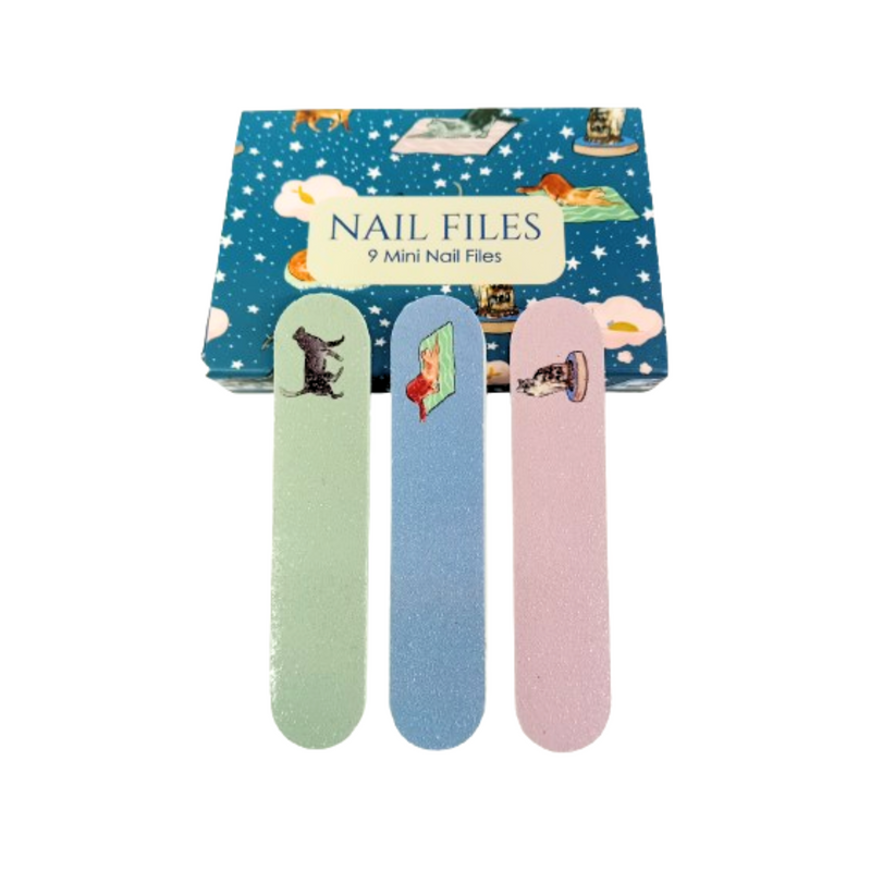 Cosy Cat Moons &amp; Stars Mini Nail Files