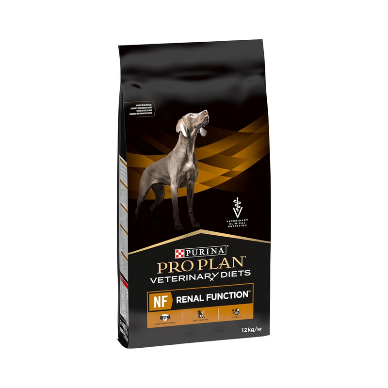 Purina Pro Plan Veterinary Diets NF Renal Function Dry Dog Food on white background