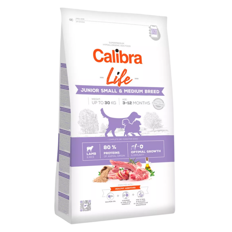 Calibra Life | Small to Medium Junior Dog | Fresh Beef