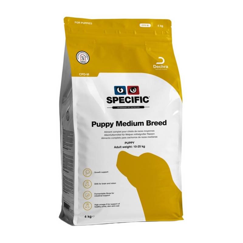 Specific CPD-M | Puppy Medium Breed Dry Dog Food PLUS Omega-3 