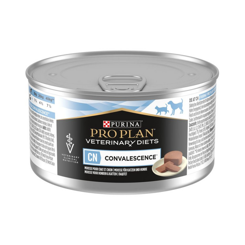 Purina Pro Plan Veterinary Diets CN Convalescence Wet Dog & Cat Mousse on white background