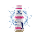 Oralade Advanced Rehydration Support bottle with water droplets on a white background