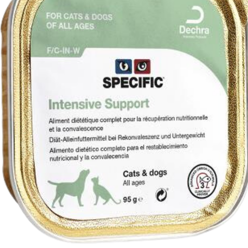 Specific F/C-IN-W | Intensive Support recovery wet food for cats and dogs