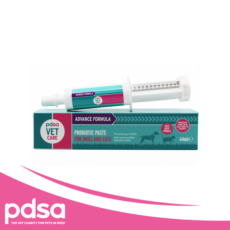 PDSA Vet Care Advanced Probiotic Paste for Cats and Dogs