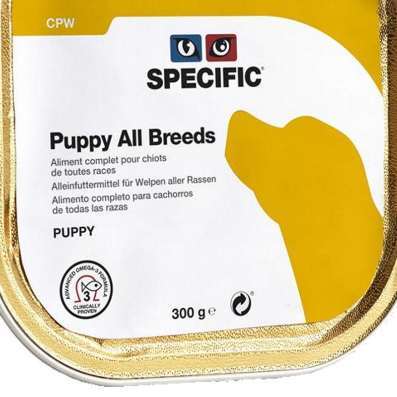 Specific CPW | Puppy All Breeds Wet Dog Food PLUS Omega-3