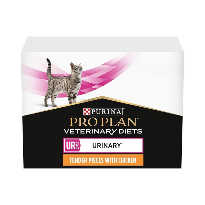 Purina Pro Plan Veterinary Diets UR Urinary Wet Cat Mousse (Chicken) front on white background