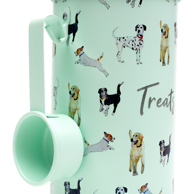 Dog Print Treat Tin