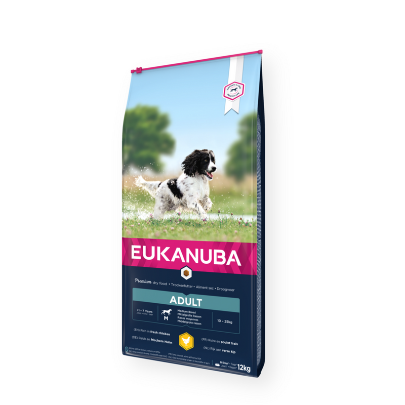 Eukanuba Active Adult Medium Breed Chicken - 12kg