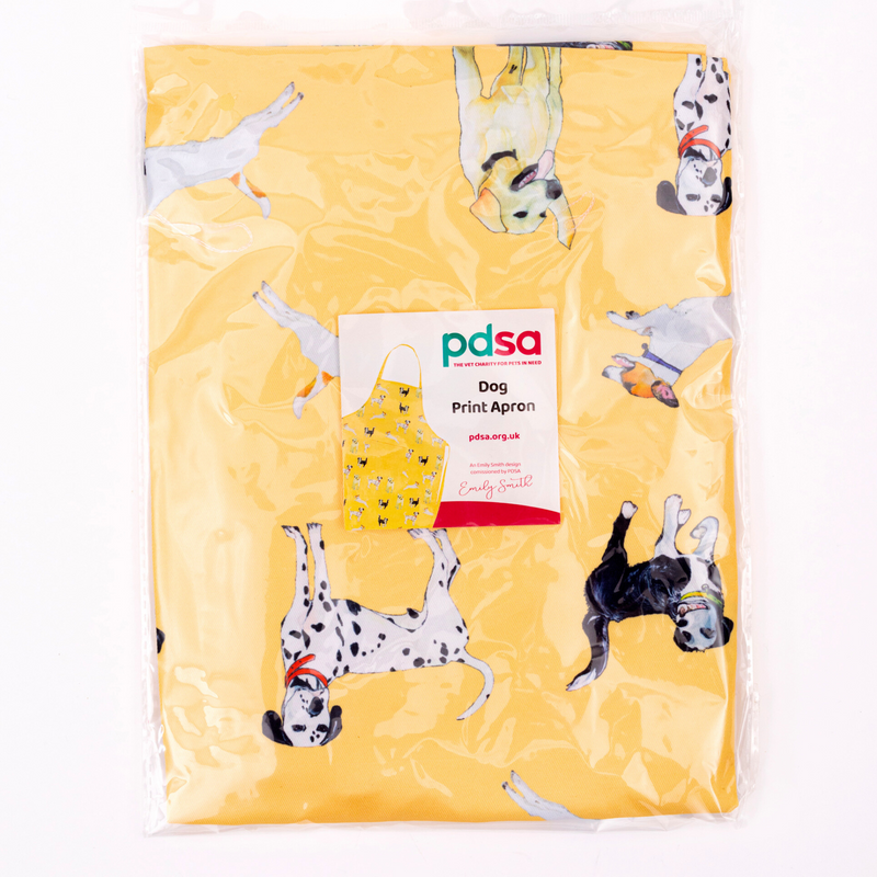 Dog Print Apron