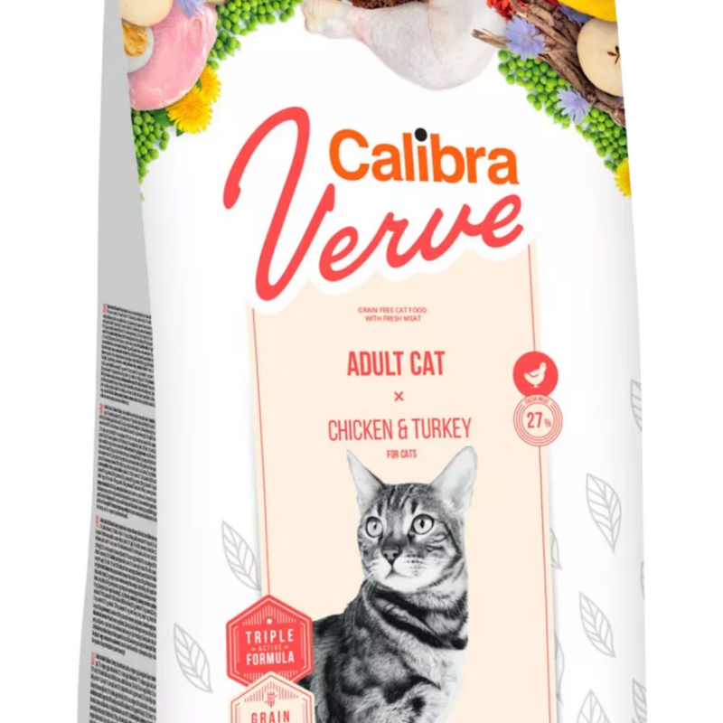 Calibra Verve Grain Free | Adult | Chicken & Turkey