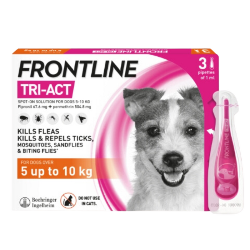 Frontline Tri-Act Spot On Solution For Dogs