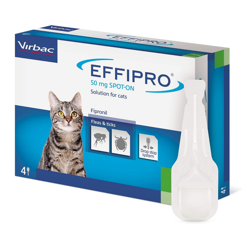 Effipro Spot On for Cats (4 Pipettes)