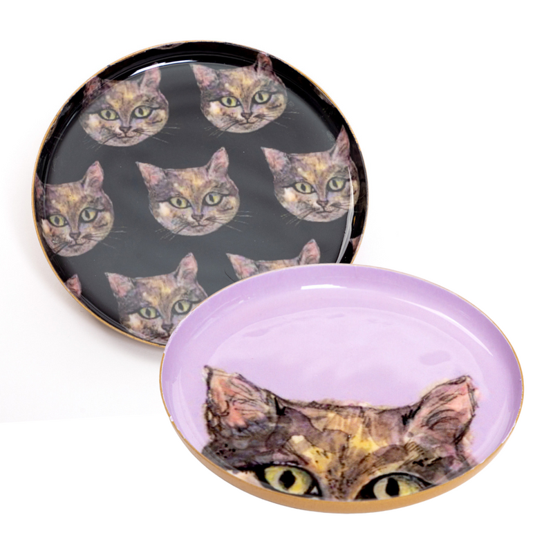Cat Round Trinket Dish