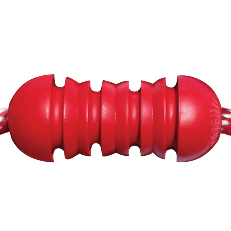 KONG Dental with Rope close up of the chewable surface