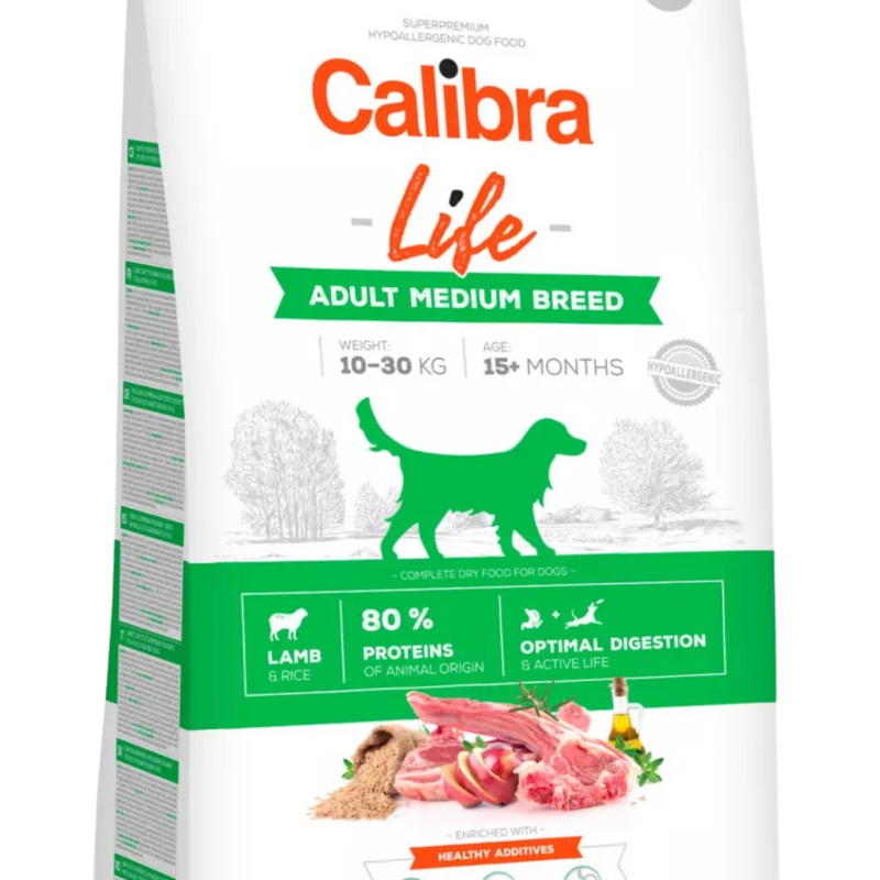 Calibra Life | Medium Adult Dog | Fresh Lamb Zoom