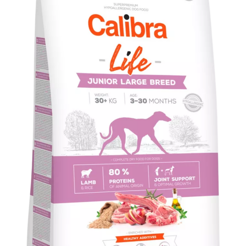 Calibra Life | Large Junior Dog | Lamb