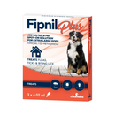 Fipnil Plus packaging for extra large dogs with a dog on the box.