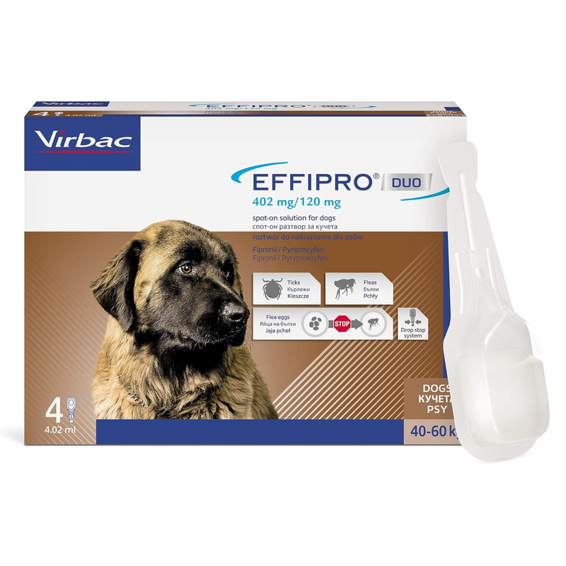 Effipro Spot On for Dogs (4 Pipettes)