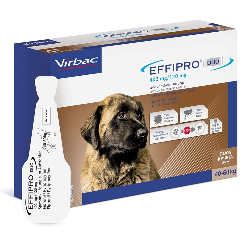 Effipro Spot On for Dogs (4 Pipettes)