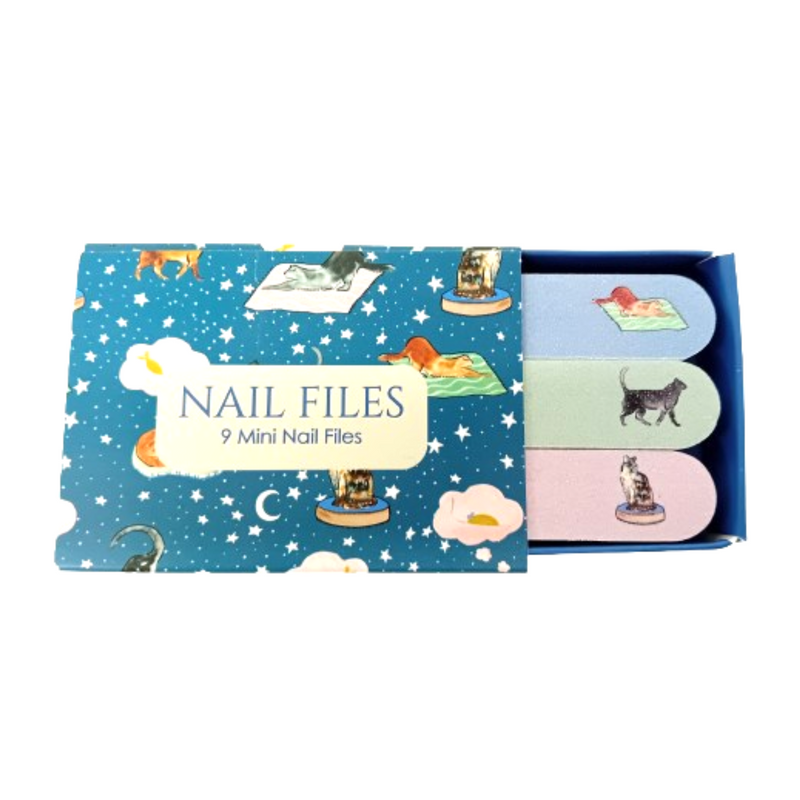 Cosy Cat Moons &amp; Stars Mini Nail Files