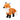 An Ancol Heritage fox plush toy with orange fur, white chest, white ears and tail, and black paws and nose, photographed on a plain white background.