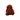 An Ancol plush dog toy mini orangutan, with reddish-brown fur, a dark brown face and hands, photographed on a plain white background.