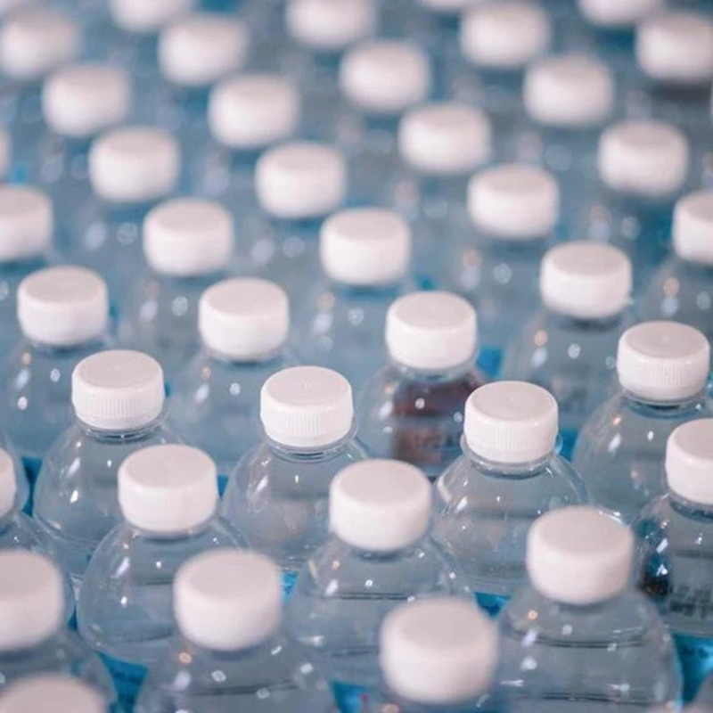 Beco Recycle water bottles close up