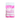 A stand-up pouch of Calibra Veterinary Inc. cat food, featuring a pink and white design with product information printed on the front.
