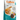 A close up of a bag of Calibra Premium Line Adult With Salmon cat food, featuring an orange tabby cat on the front, set against a plain white background.