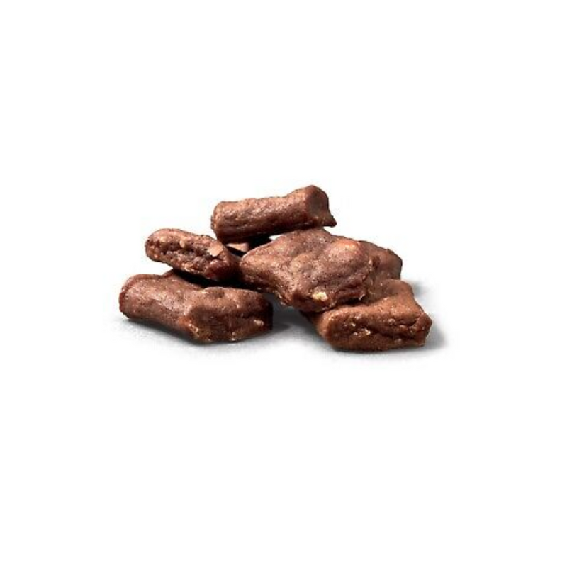 White background with Crave Protein Chunks in a pile. 