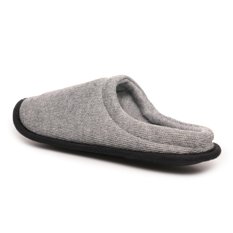 Textured Mule Slipper - Mens (Grey)